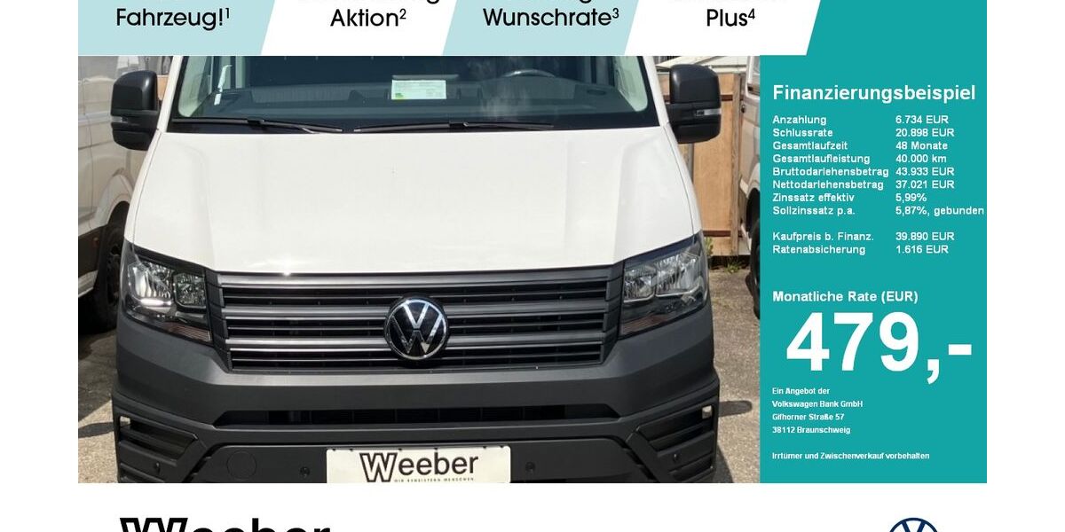 VW Crafter 4.500 km 40.980 &euro; Weil der Stadt 71263