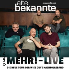 Alte Bekannte - Mehr! - Live 16.09.2026 Theaterhaus (am Pragsattel)