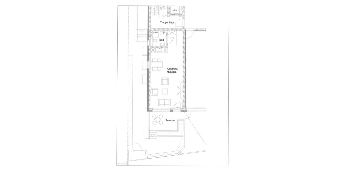 Erdgeschoßwohnung Ludwigsburg Hoheneck - 1 Zimmer, 47 m&sup2;, 680&euro; | Angebot:25752013