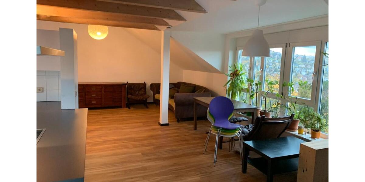 Dachgeschoßwohnung Stuttgart Lehen - 2 Zimmer, 90 m&sup2;, 1.460&euro; | Angebot:25992085