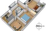 Etagenwohnung Stuttgart Bad Cannstatt - 3 Zimmer, 62 m&sup2;, 900&euro; | Angebot:26289861