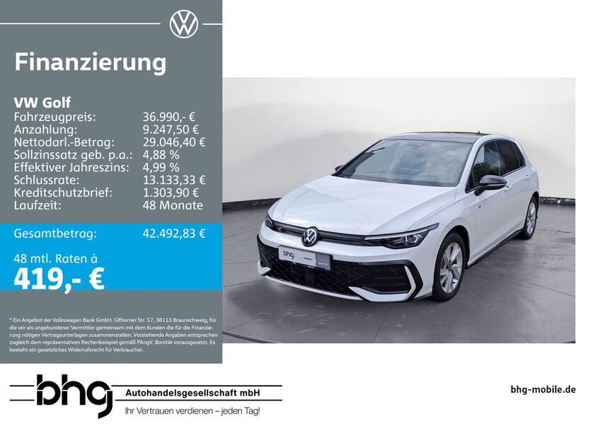 VW Golf 7.774 km 36.990 € Metzingen 72555