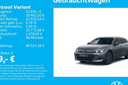 VW Passat Variant 1.505 km 41.430 &euro; Stuttgart 70563