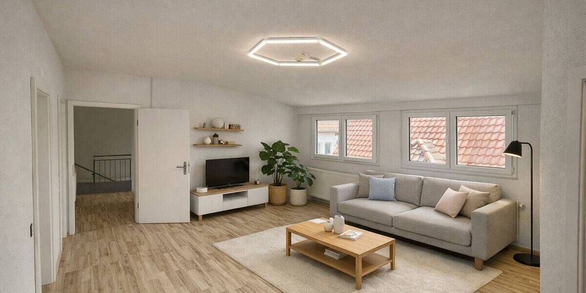 Etagenwohnung Waiblingen Beinstein - 4 Zimmer, 95 m&sup2;, 1.200&euro; | Angebot:26807653