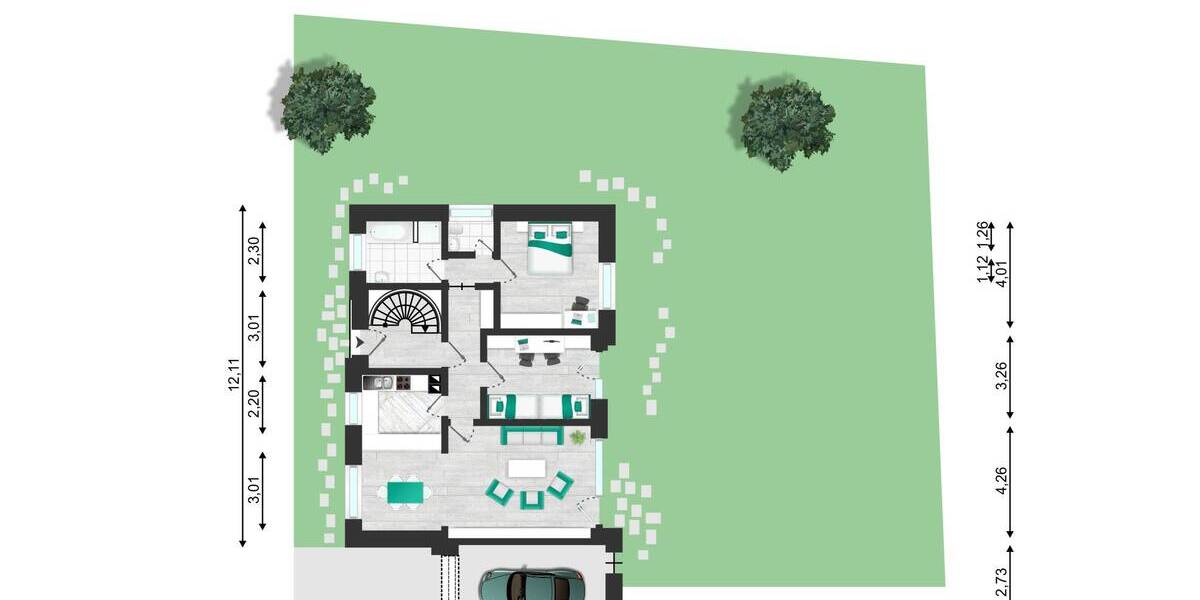 Mehrfamilienhaus, Wohnhaus Tamm - 8 Zimmer, 222 m&sup2;, 758.000&euro; | Angebot:25107332