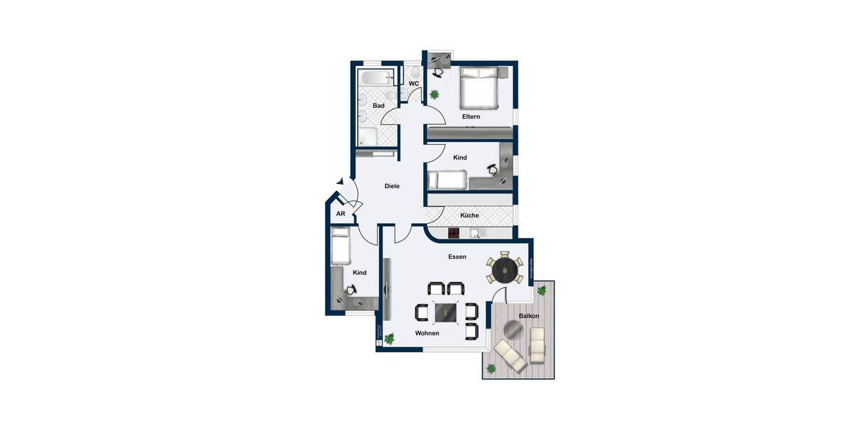 Etagenwohnung Schwieberdingen - 4 Zimmer, 110 m&sup2;, 438.000&euro; | Angebot:26359180