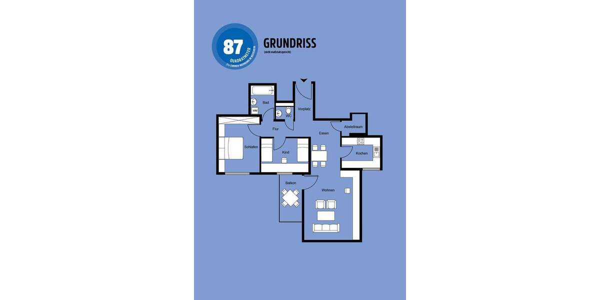 Etagenwohnung Besigheim - 3 Zimmer, 87 m&sup2;, 249.000&euro; | Angebot:24635829