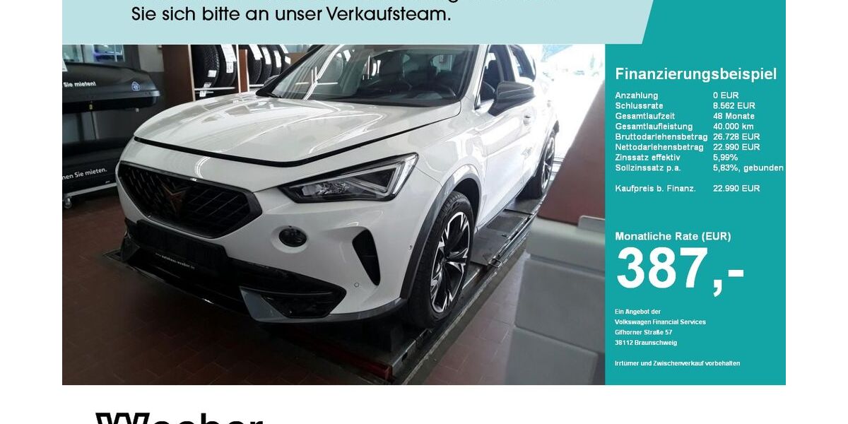 Cupra Formentor 56.997 km 22.989 &euro; Leonberg 71229