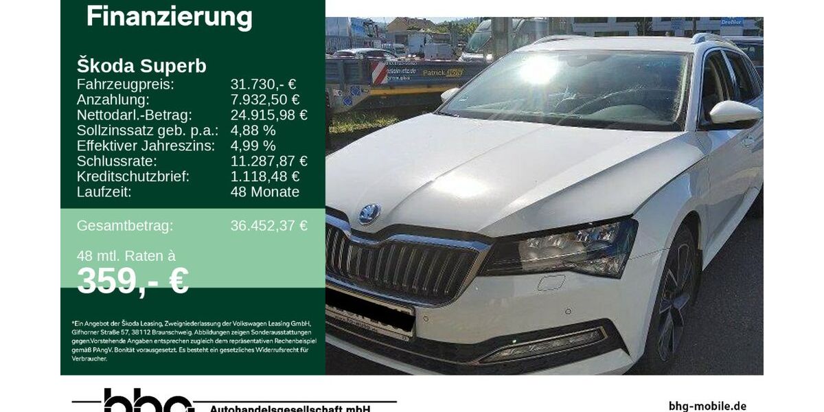 Skoda Superb 64.438 km 31.730 &euro; Tübingen 72072
