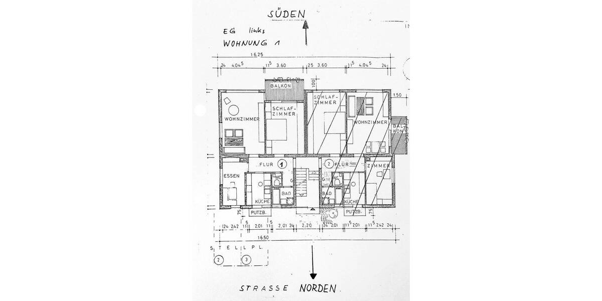 Etagenwohnung Stuttgart Birkach - 3 Zimmer, 71 m&sup2;, 349.000&euro; | Angebot:25699067