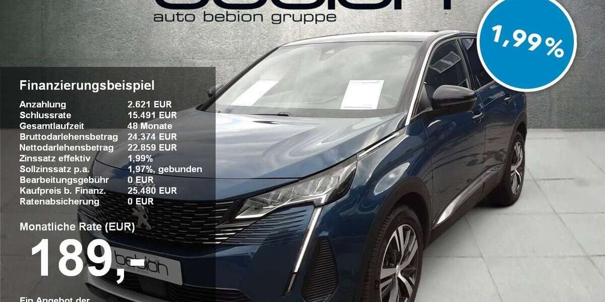 Peugeot 3008 14.300 km 25.480 &euro; Magstadt 71106