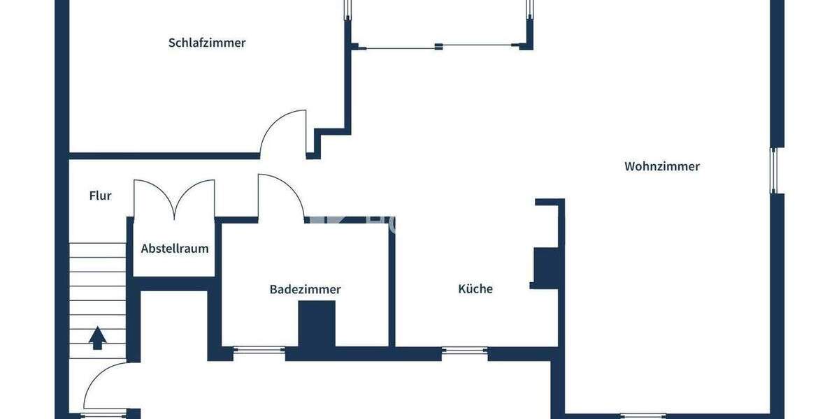 Etagenwohnung Stuttgart Wangen - 2 Zimmer, 71 m&sup2;, 289.000&euro; | Angebot:25214598
