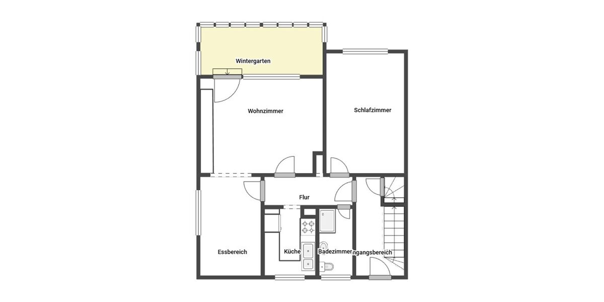 Reihenendhaus Stuttgart Rot - 6 Zimmer, 131 m&sup2;, 398.000&euro; | Angebot:26487029