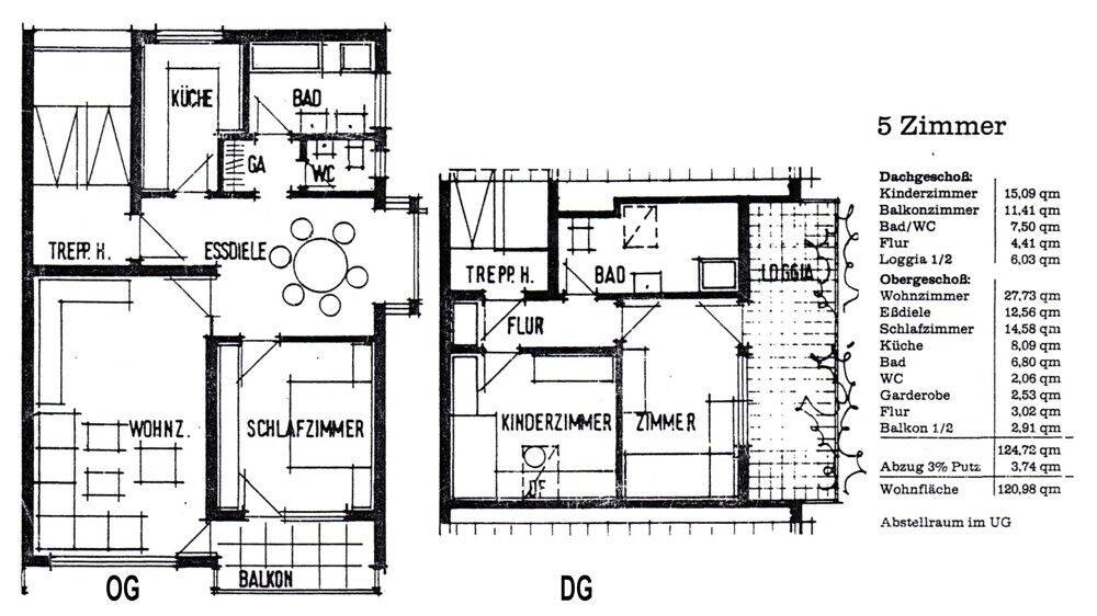 Etagenwohnung Freiberg am Neckar Geisingen - 5 Zimmer, 120 m&sup2;, 449.000&euro; | Angebot:23813456