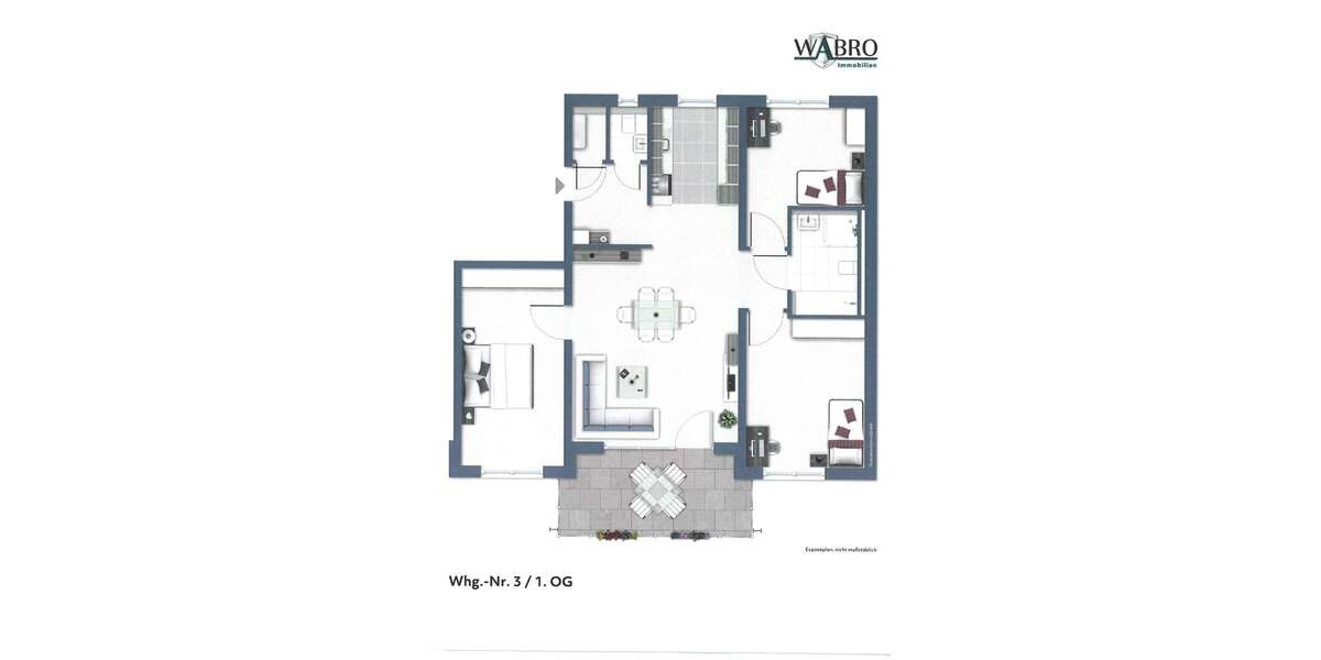 Etagenwohnung Fellbach - 4 Zimmer, 105 m&sup2;, 599.000&euro; | Angebot:26491028