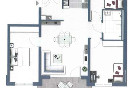 Wohnung Fellbach - 4 Zimmer, 105 m&sup2;, 599.000&euro; | Angebot:26491028
