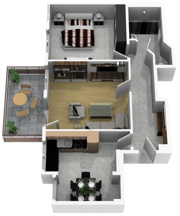 Wohnung zum Mieten in Stuttgart 1.250 € 64 m²