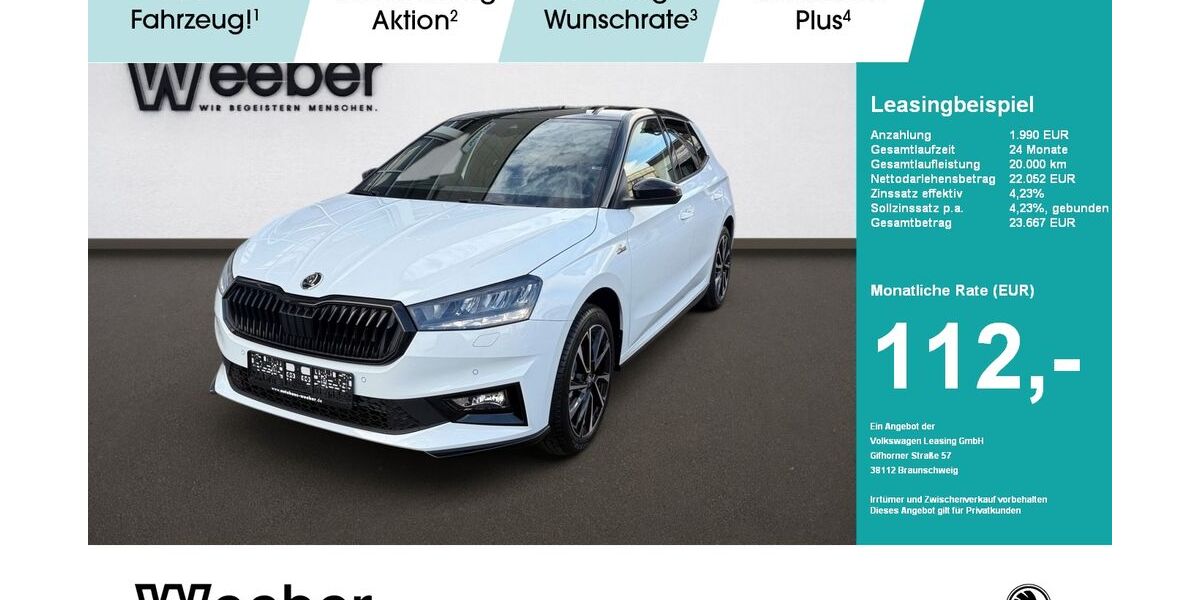 Skoda Fabia 4.999 km 23.340 &euro; Weil der Stadt 71263