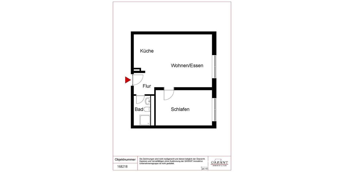 Etagenwohnung Leinfelden-Echterdingen Echterdingen - 2 Zimmer, 45 m&sup2;, 990&euro; | Angebot:26193661