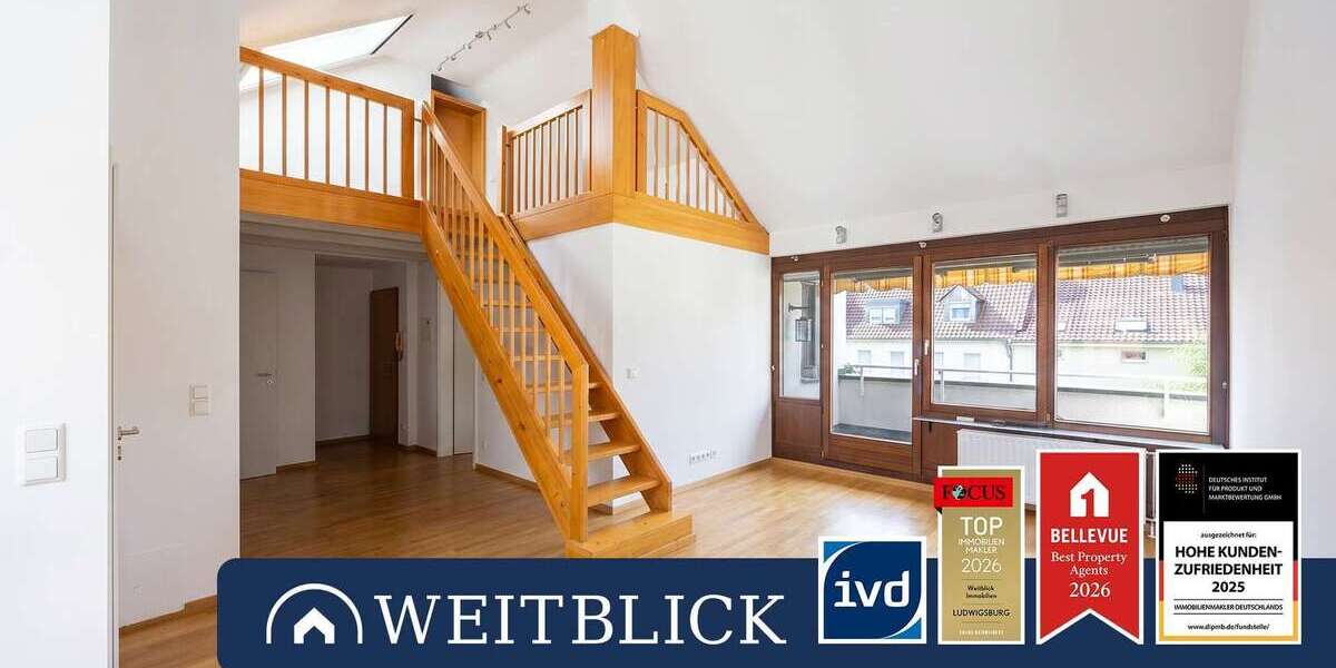 Etagenwohnung Ludwigsburg - 3 Zimmer, 68 m&sup2;, 890&euro; | Angebot:26940257