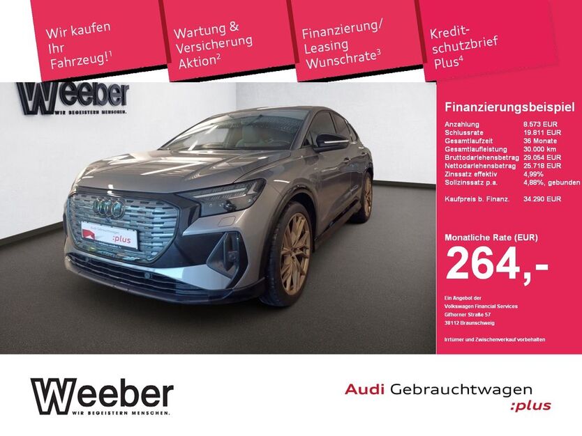 Audi Q4 e-tron 80.447 km 33.538 € Leonberg 71229