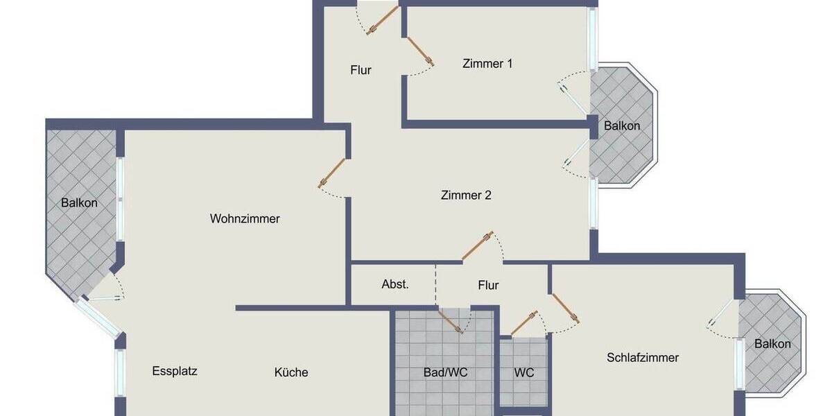 Etagenwohnung Stuttgart Rohr - 3 Zimmer, 97 m&sup2;, 395.000&euro; | Angebot:25727202