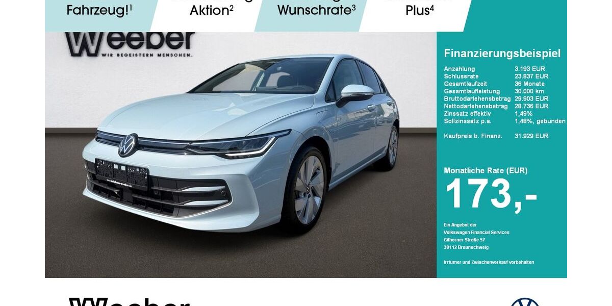 VW Golf 14.347 km 31.540 &euro; Weil der Stadt 71263