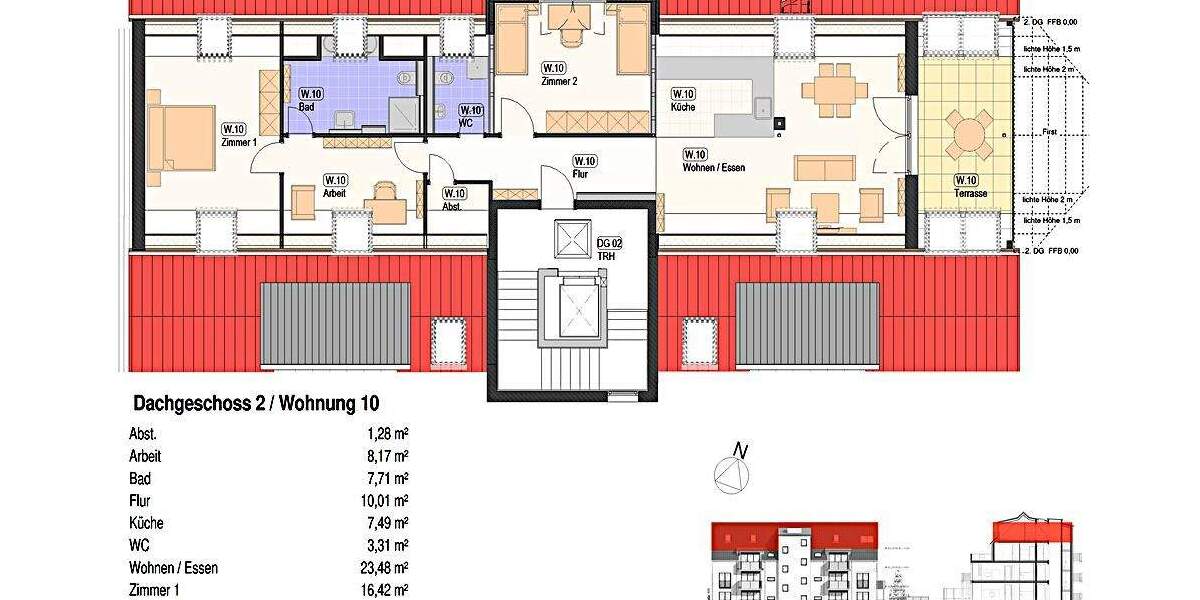 Etagenwohnung Nürtingen / Neckarhausen Neckarhausen - 3 Zimmer, 82 m&sup2;, 536.000&euro; | Angebot:24907224