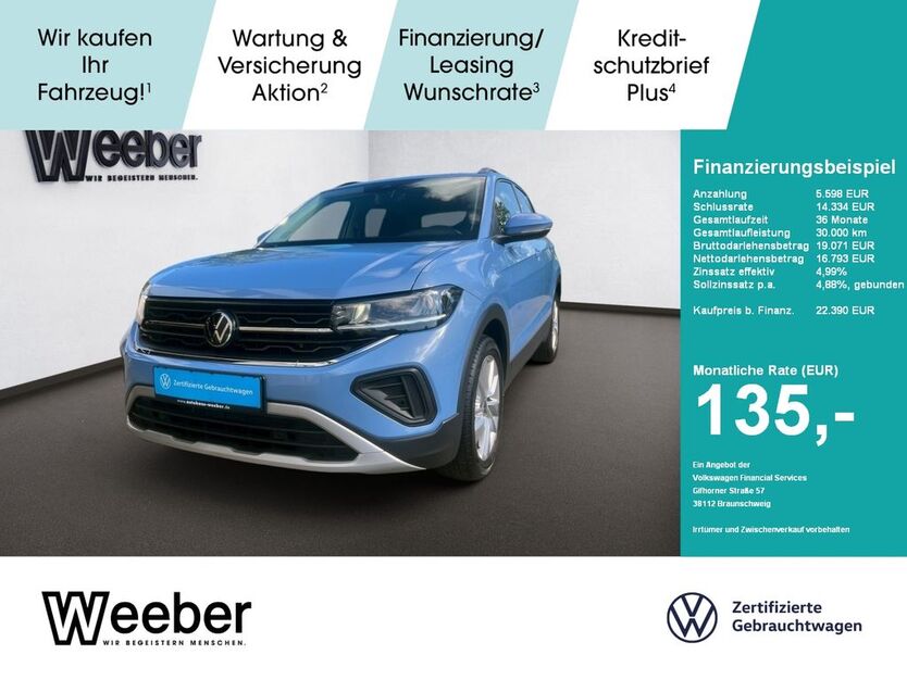 VW T-Cross 19.368 km 22.228 € Herrenberg 71083