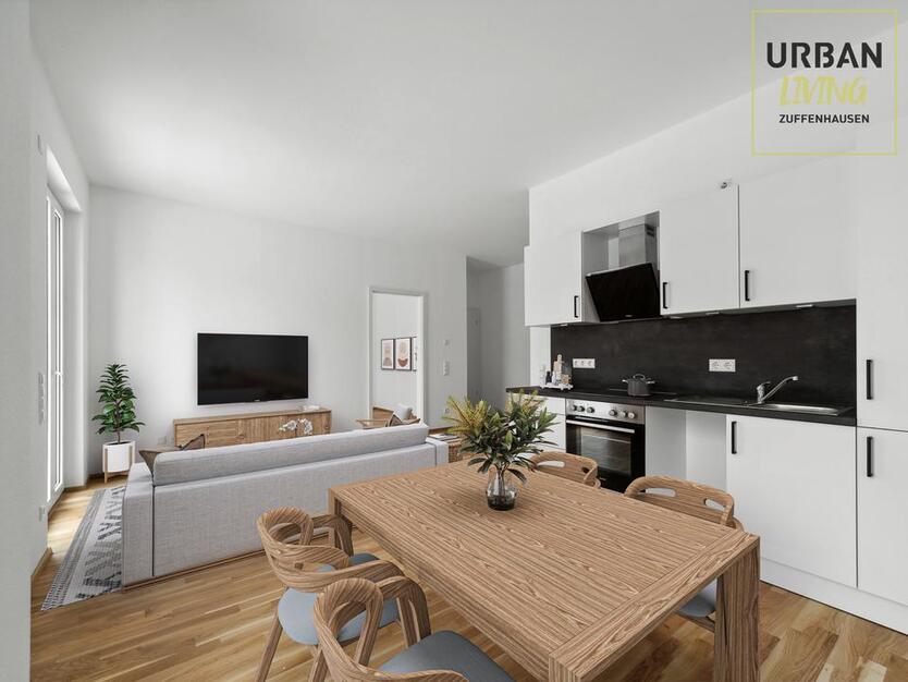 Attraktive lichtdurchflutete 2-Zimmer-Wohnung mit EBK! zimmer