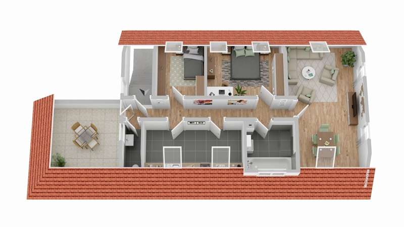 Etagenwohnung Vaihingen - 3 Zimmer, 81 m&sup2;, 180.000&euro; | Angebot:24981722