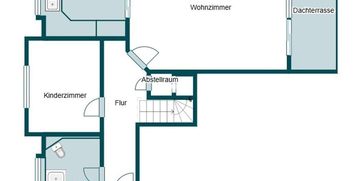 Exklusive Maisonette mit En-Suite-Bad, Dachterrasse und Garage - modernes Wohngefühl! 3 zimmer
