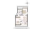 Etagenwohnung Stuttgart Möhringen - 2 Zimmer, 56 m&sup2;, 320.000&euro; | Angebot:25749389