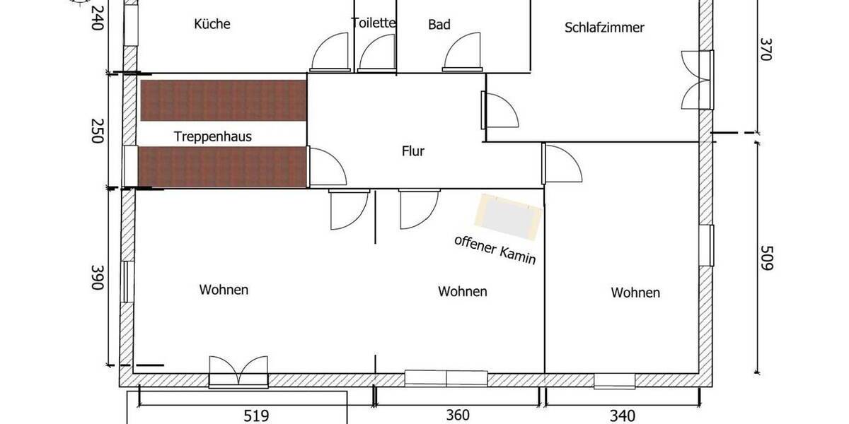 Etagenwohnung Stuttgart Möhringen - 3 Zimmer, 105 m&sup2;, 2.295&euro; | Angebot:26584593
