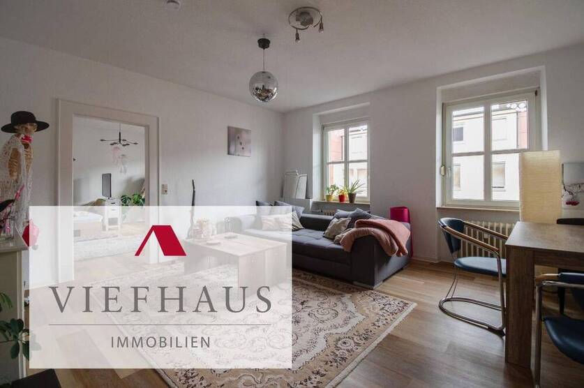 Helle, geräumige 4-Zimmerwohnung in Bahnhofsnähe (als WG-geeignet)
