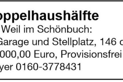 Haus Weil Im Schönbuch - 5 Zimmer, 146 m&sup2;, 649.000&euro; | Angebot:26225591
