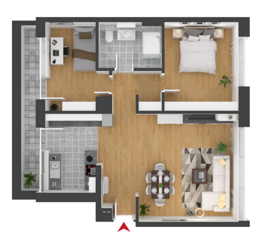 Wohnung zum Kaufen in Metzingen 446.160 € 81.12 m²