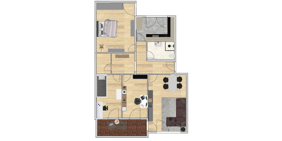 Etagenwohnung Böblingen Dagersheim - 4 Zimmer, 89 m&sup2;, 379.000&euro; | Angebot:26027510