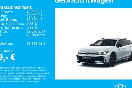 VW Passat Variant 1.505 km 49.930 &euro; Stuttgart-Feuerbach 70469