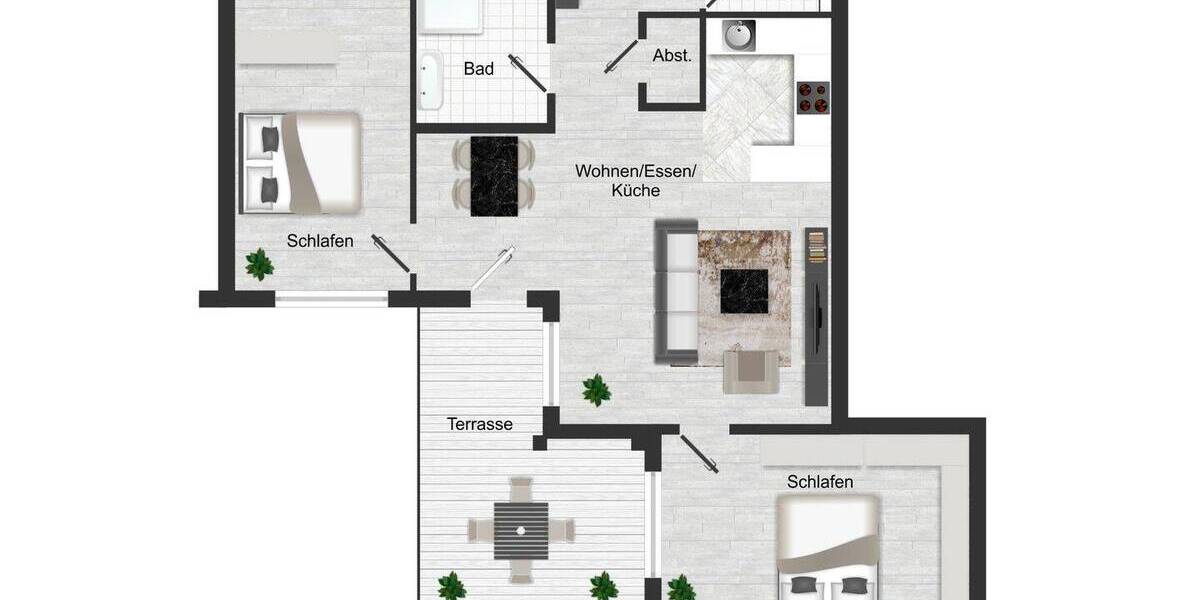 Etagenwohnung Sindelfingen Mitte - 3 Zimmer, 101 m&sup2;, 675.000&euro; | Angebot:26418153