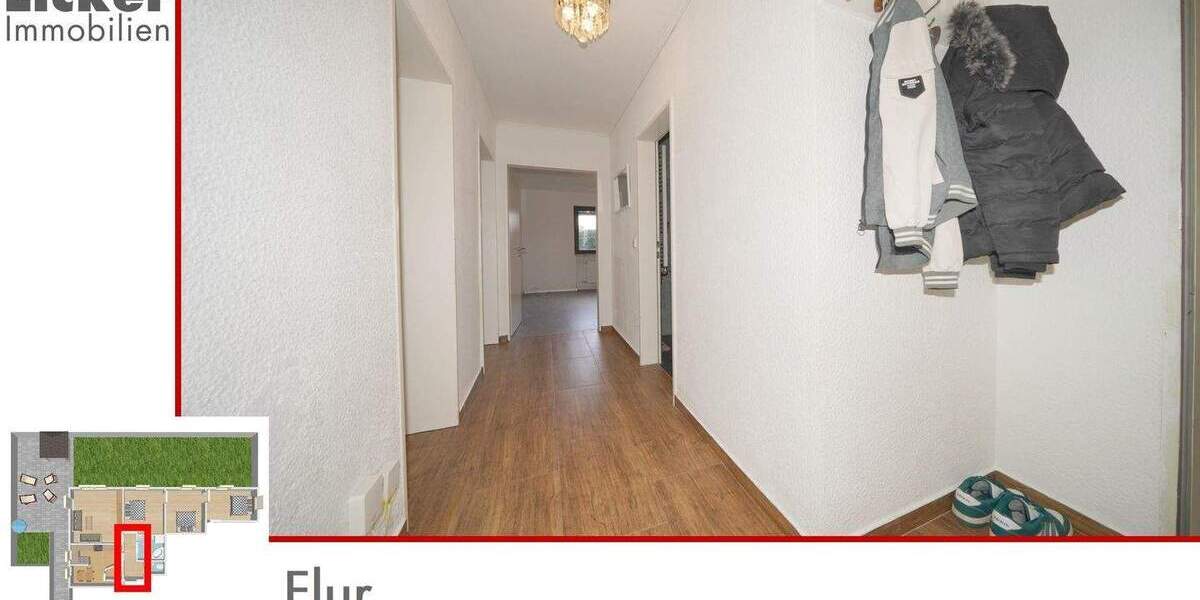 Etagenwohnung Leutenbach Weiler zum Stein - 4 Zimmer, 95 m&sup2;, 258.000&euro; | Angebot:24268280