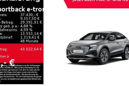 Audi Q4 e-tron 44.066 km 36.430 &euro; Tübingen 72072