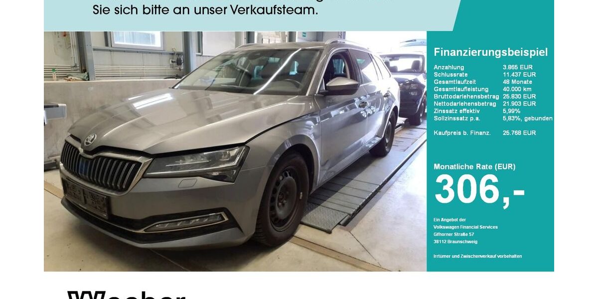 Skoda Superb 83.051 km 25.468 &euro; Leonberg 71229