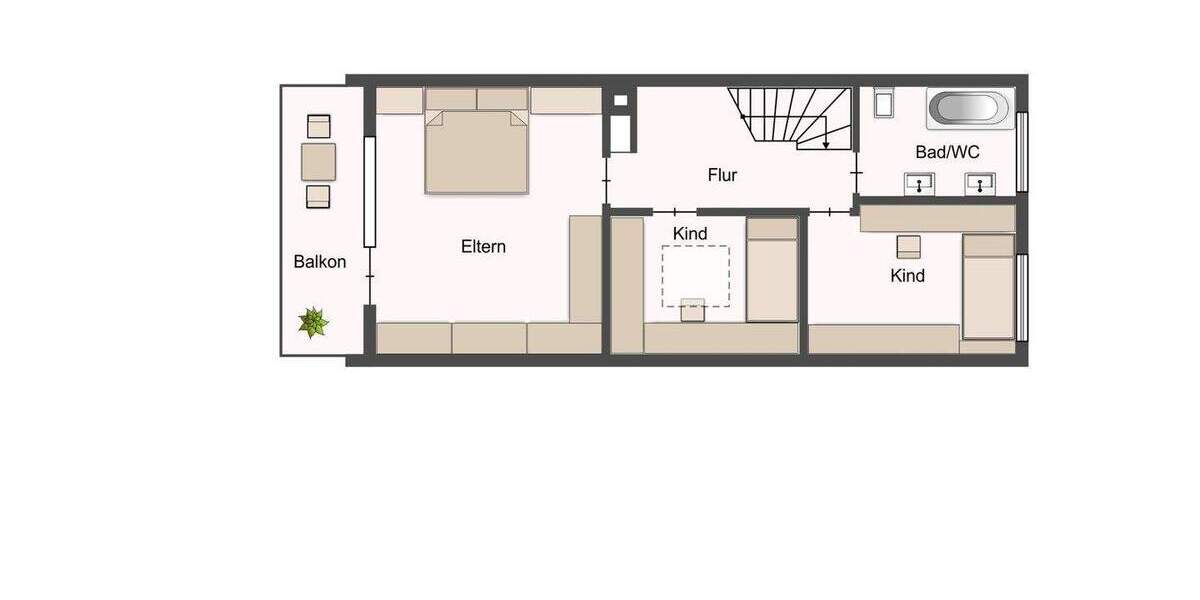 Reihenendhaus Waiblingen Hegnach - 5 Zimmer, 120 m&sup2;, 490.000&euro; | Angebot:25697772