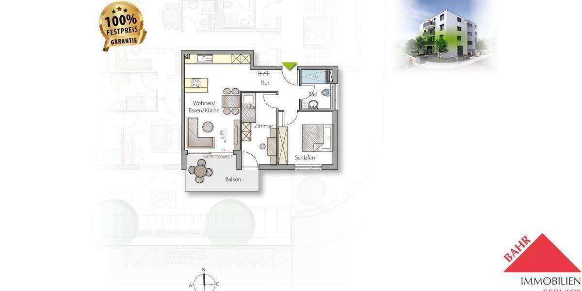 Wohnung zum Kaufen in Holzgerlingen 409.000 € 64 m² 3 zimmer