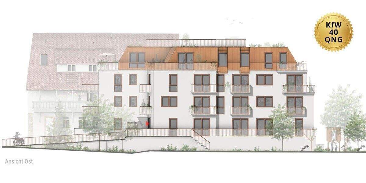 Etagenwohnung Asperg - 3 Zimmer, 63 m&sup2;, 426.900&euro; | Angebot:24041562