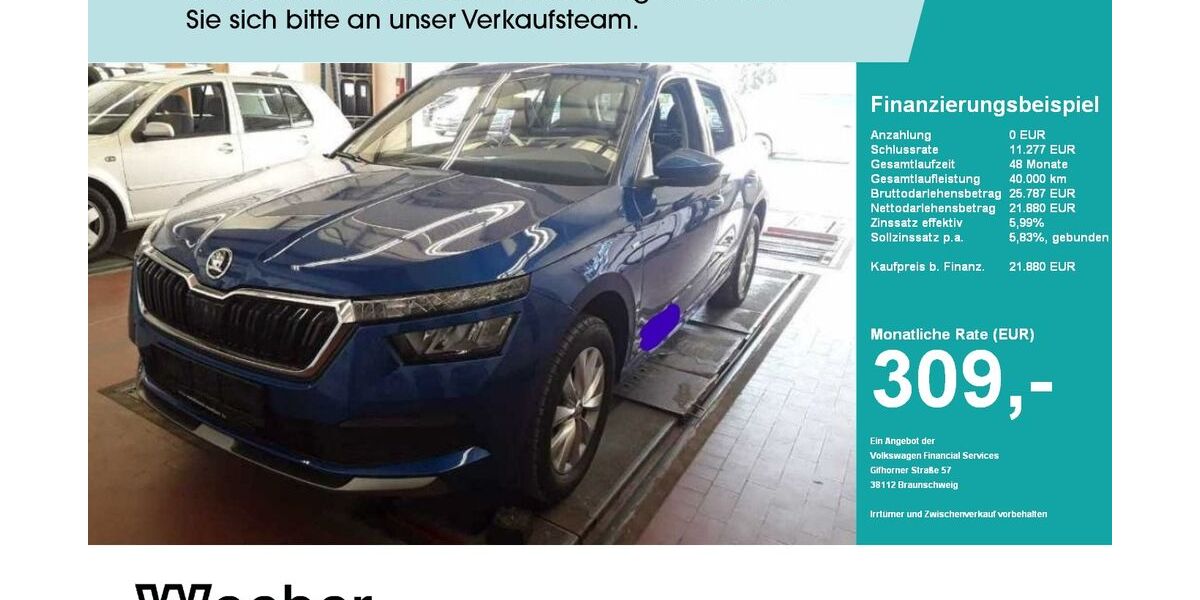 Skoda Kamiq 45.936 km 20.890 &euro; Leonberg 71229