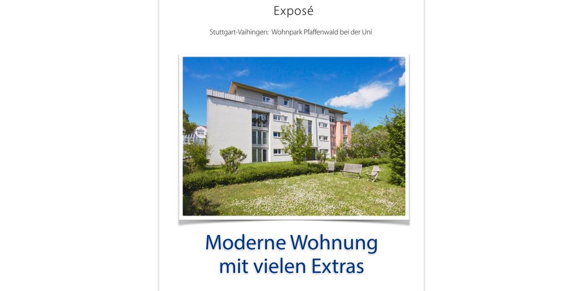 Etagenwohnung Stuttgart Vaihingen - 3.5 Zimmer, 83 m&sup2;, 525.950&euro; | Angebot:26874828