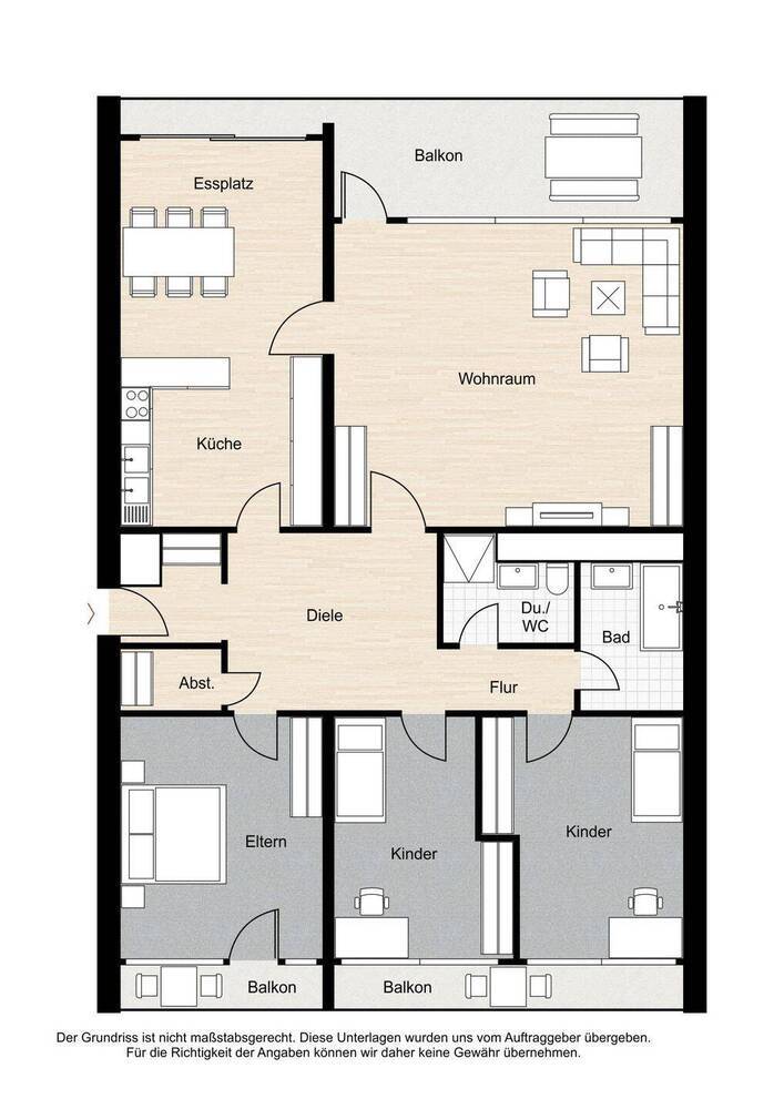 Großzügige, lichtdurchflutete Wohnung mit viel Gestaltungspotential