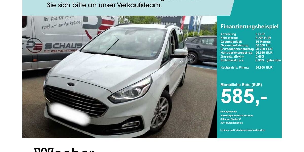 Ford Galaxy 71.466 km 25.930 &euro; Leonberg 71229